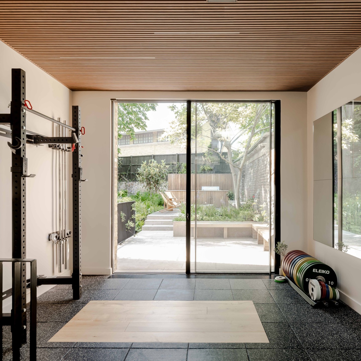 18066664004014016 – Bringing the outdoors in. 🌿 The perfect home gym shouldn’t…